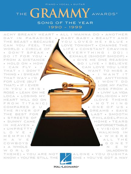 Grammy Awards Song Of The Year 1990-1999 Pvg Sheet Music Songbook