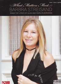 Barbra Streisand What Matters Most Pvg Sheet Music Songbook