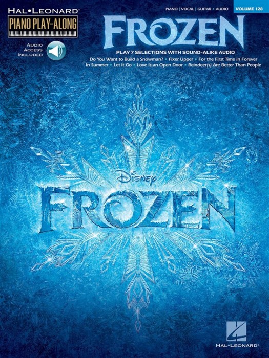 Piano Play Along 128 Frozen + Online Sheet Music Songbook