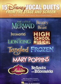 15 Disney Vocal Duets From Stage & Screen Sheet Music Songbook