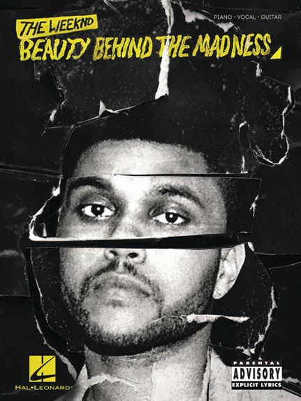 Weeknd Beauty Behind The Madness Piano Vocal & Gtr Sheet Music Songbook