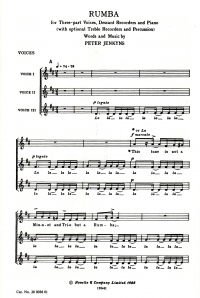 Rumba Jenkyns Score Sheet Music Songbook