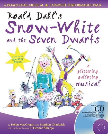 Roald Dahls Snow White & The 7 Dwarfs Book & Cd Sheet Music Songbook