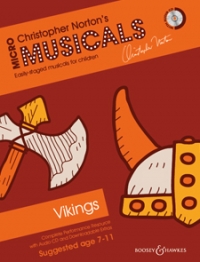 Micromusicals Vikings Norton + Cd Sheet Music Songbook