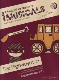 Micromusicals The Highwayman Norton + Cd Sheet Music Songbook