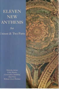 Eleven New Anthems Unison 2 Part Sheet Music Songbook