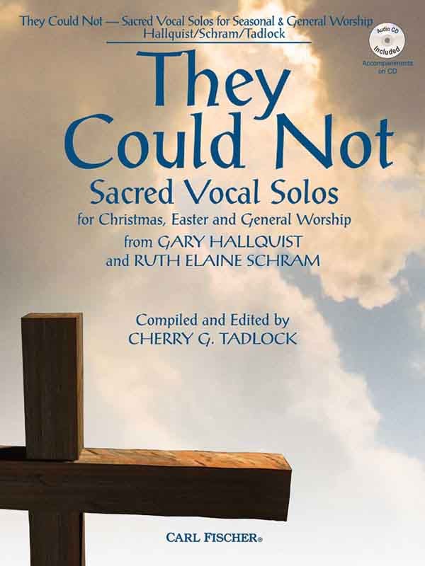 They Could Not Sacred Vocal Solos Book & Cd Sheet Music Songbook