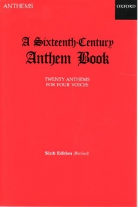 Sixteenth Century Anthem Book Satb Sheet Music Songbook