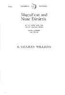 Magnificat & Nunc Dimittis Vaughan Williams Satb Sheet Music Songbook