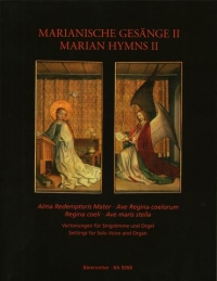 Marian Hymns Ii Alma Redemptoris Mater Sheet Music Songbook