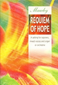 Mawby Requiem Of Hope Vocal Score Sheet Music Songbook