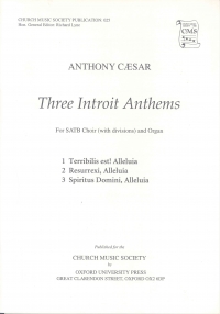 Caesar Three Introit Anthems Vocal Score Sheet Music Songbook
