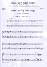 North Country Folk Songs Arr Wilby Satb Sheet Music Songbook