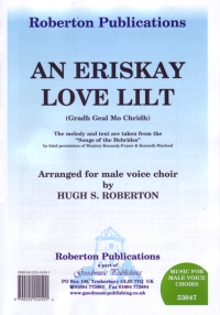An Eriskay Love Lilt Roberton Ttbb Sheet Music Songbook