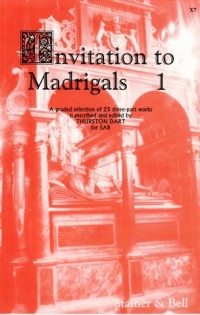 Invitation To Madrigals 1 Sab Dart Sheet Music Songbook