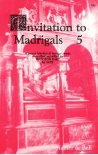 Invitation To Madrigals 5 Satb Sheet Music Songbook