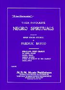 Negro Spirituals Bayco Ttbb Sheet Music Songbook