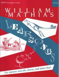 Learsongs Mathias Soprano/alto Vocal Sc &  Pf Duet Sheet Music Songbook