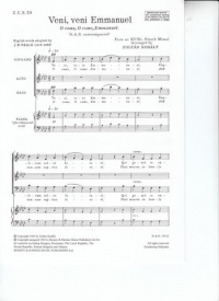 Veni Veni Emmanuel Kodaly Sab Sheet Music Songbook