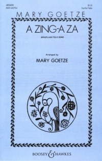 A Zing-a Za Goetze Ssss Sheet Music Songbook