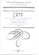 Memory & Other Choruses From Cats Satb Sheet Music Songbook