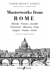Masterworks From Rome Faber Motets Sheet Music Songbook