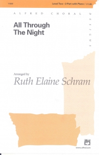 All Through The Night Schram 2 Pt Sheet Music Songbook