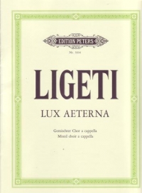 Lux Aeterna 16 Part (ligeti) 5934 Sheet Music Songbook