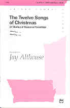 12 Songs Of Christmas Althouse Satb Sheet Music Songbook