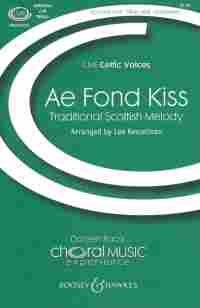Ae Fond Kiss Kesselman 2-part Treble Sheet Music Songbook