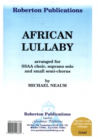 African Lullaby Neaum Ssaa Sheet Music Songbook