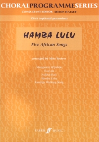 Hamba Lulu 5 African Songs Ssaa Sheet Music Songbook