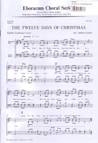 12 Days Of Christmas Carter Satb Sheet Music Songbook