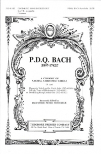 Good King Kong Bach Pdq Satb Sheet Music Songbook