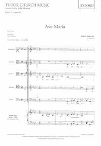 Ave Maria Parsons Saatb Sheet Music Songbook