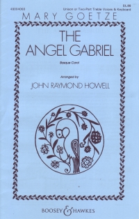 Angel Gabriel Howell Ss & Piano Sheet Music Songbook