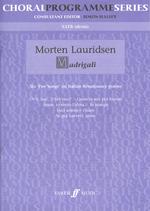 Lauridsen Madrigali Six Fire Songs Satb Sheet Music Songbook