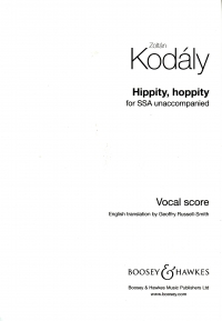 Hippity-hoppity Kodaly Ssa Sheet Music Songbook