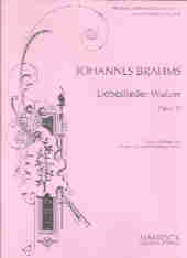Love Song Waltzes Op52 Brahms Satb/piano Solo Sheet Music Songbook