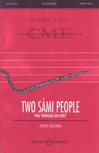 Two Sami People Fjellheim Unison Voices Ten Sax/pf Sheet Music Songbook