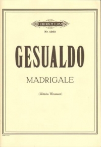 8 Madrigals Italian/german Ssatb & Saatb Gesualdo Sheet Music Songbook