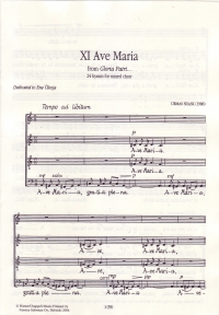 Ave Maria/credo Sisack Min 10 Sheet Music Songbook