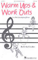 Warm Ups & Work Outs Developing Choir Vol 1 Sheet Music Songbook