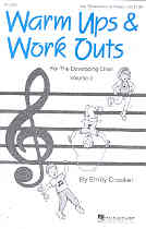 Warm Ups & Work Outs Developing Choir Vol 2 Sheet Music Songbook