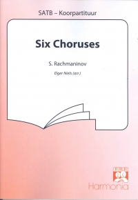 6 Choruses Rachmaninoff/niels Satb Chorus Part Sheet Music Songbook