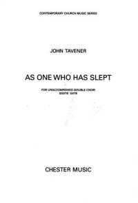 As One Who Has Slept Satb Tavener Sheet Music Songbook