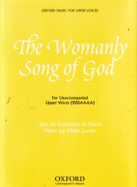 Womanly Song Of God Larsen Ssssaaaa Sheet Music Songbook