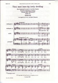 Thou Must Leave Thy Lowly Dwelling Berlioz Ssa Sheet Music Songbook