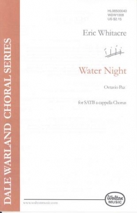 Water Night Whitacre Satb Sheet Music Songbook