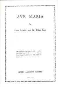 Ave Maria Schubert Satb Sheet Music Songbook